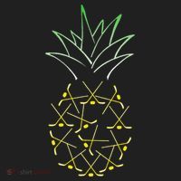 Ice Hockey Funny Pineapple Hawaii For Hockey Player Women's Sweatshirt thumb 2
