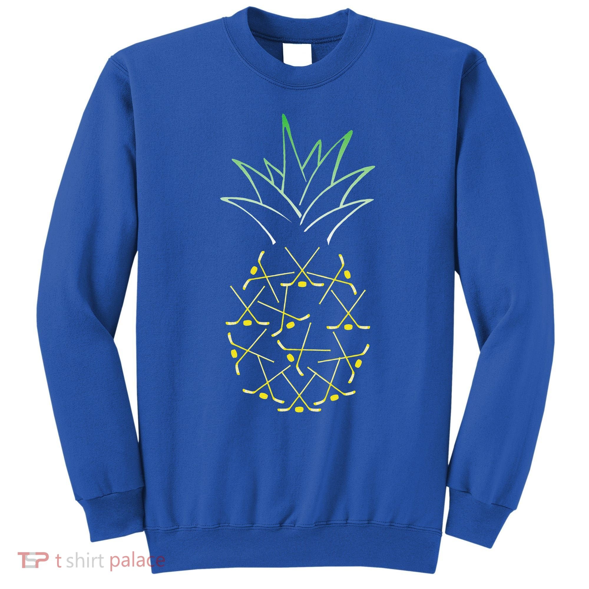 Ice Hockey Funny Pineapple Hawaii For Hockey Player Sweatshirt