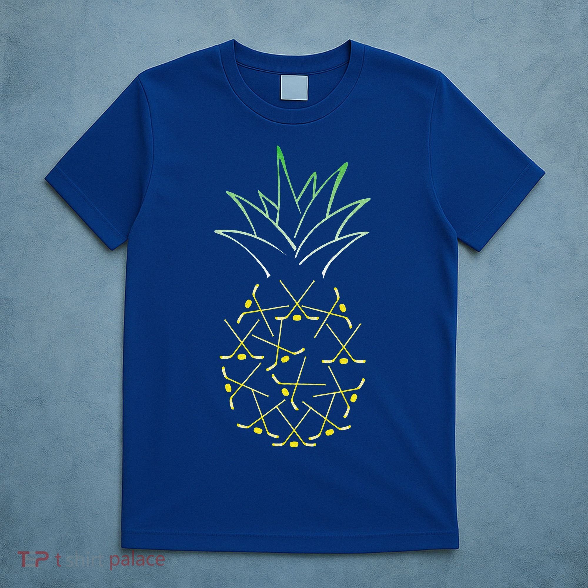 Ice Hockey Funny Pineapple Hawaii For Hockey Player T-Shirt