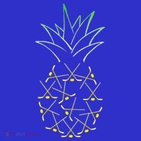 Ice Hockey Funny Pineapple Hawaii For Hockey Player Baby Bodysuit thumb 2