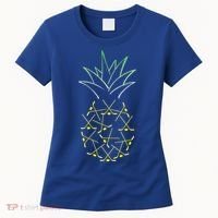Ice Hockey Funny Pineapple Hawaii For Hockey Player Women's T-Shirt thumb 0