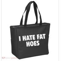 I Hate Fat Hoes Tote Bag thumb 2