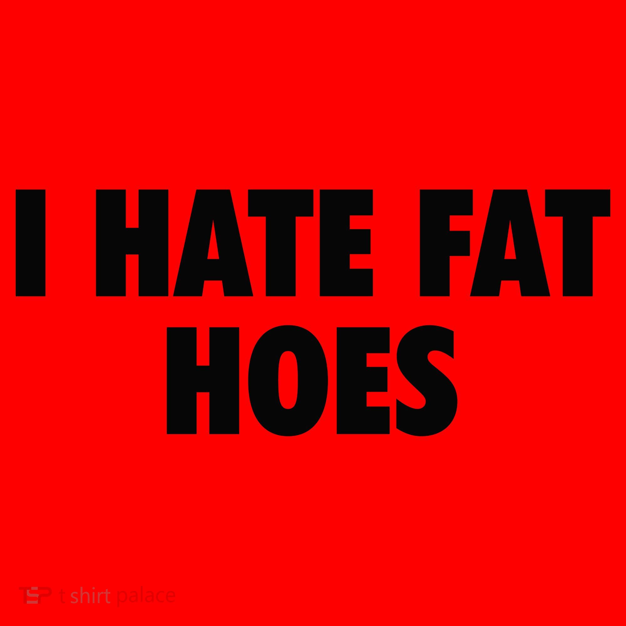 I Hate Fat Hoes Santa Hat