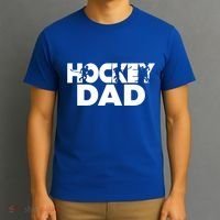 Ice Hockey Father Player Coach Hockey Dad Gift T-Shirt thumb 3