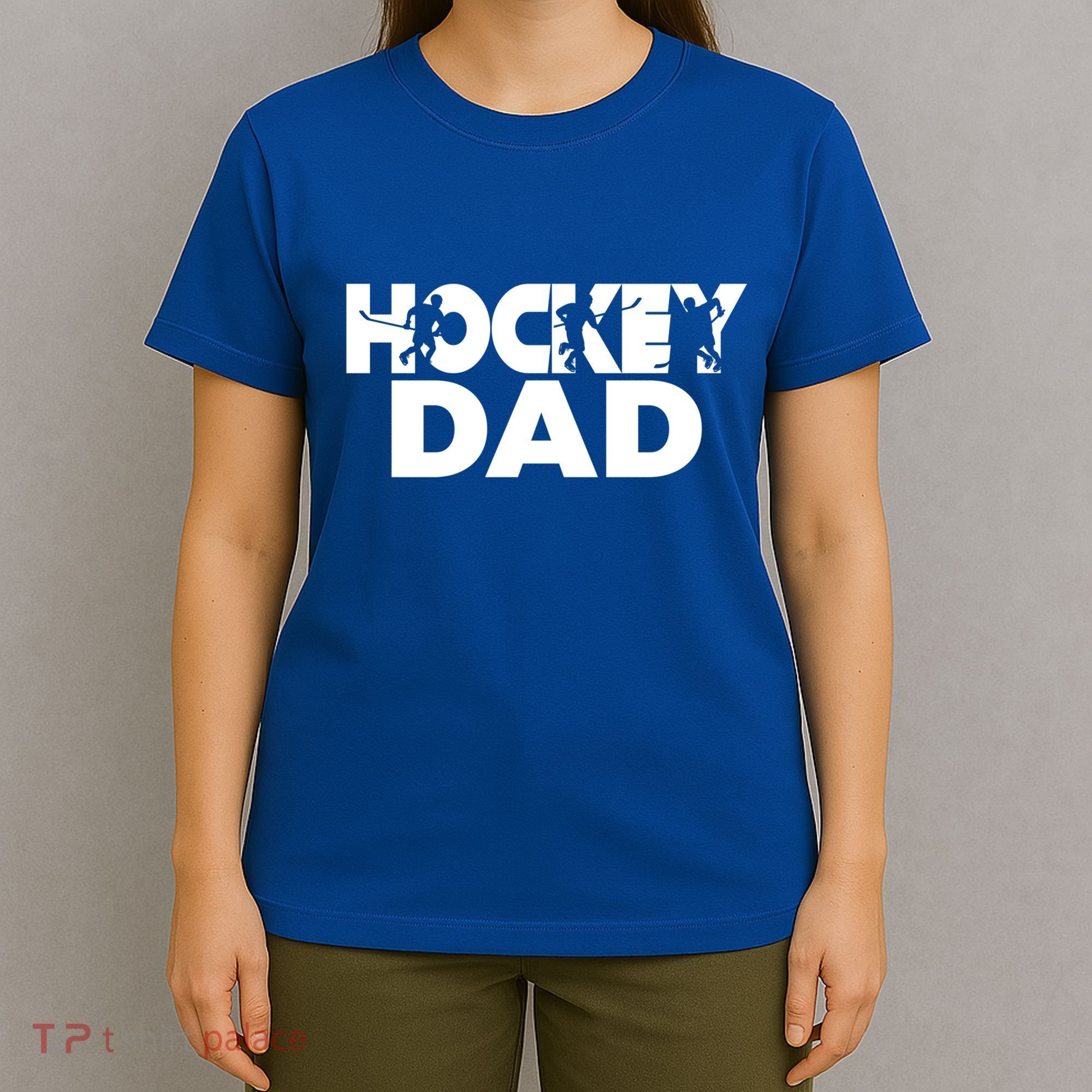 Ice Hockey Father Player Coach Hockey Dad Gift T-Shirt