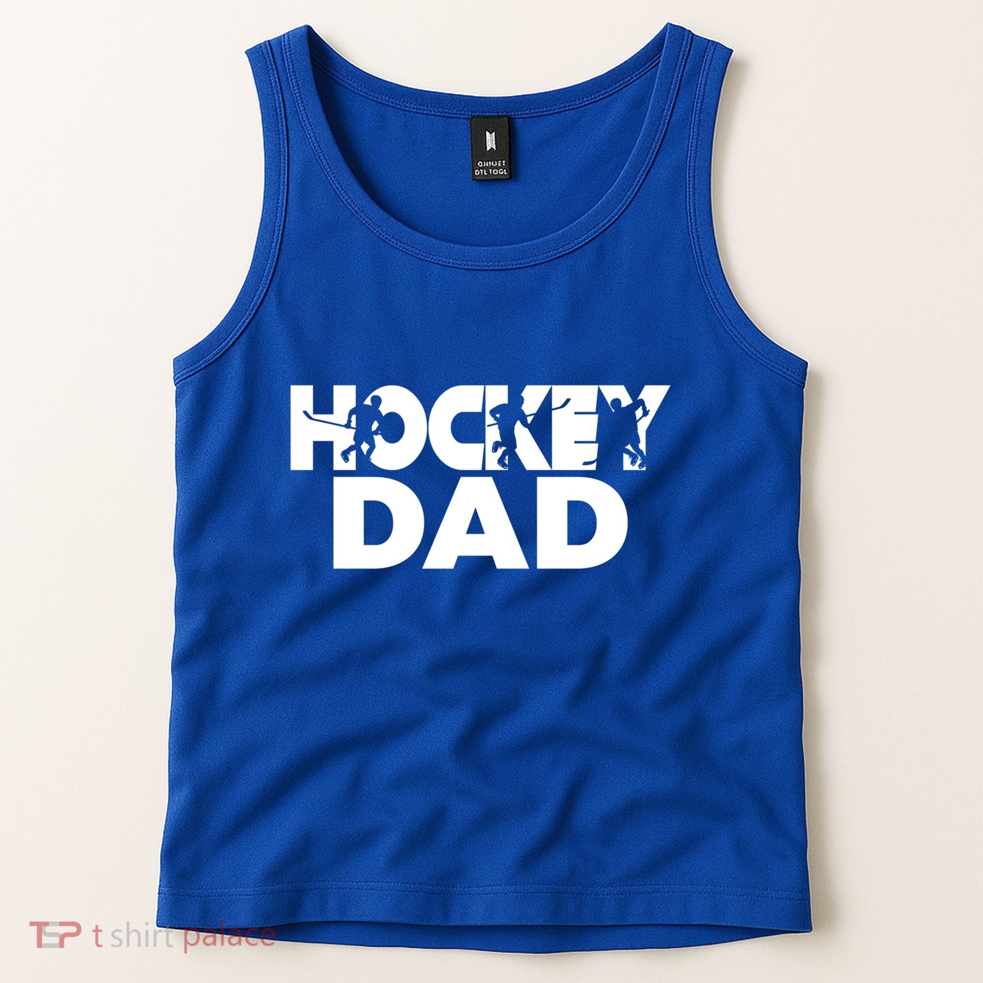 Ice Hockey Father Player Coach Hockey Dad Gift Tank Top