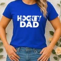 Ice Hockey Father Player Coach Hockey Dad Gift Women's T-Shirt thumb 2