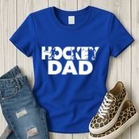 Ice Hockey Father Player Coach Hockey Dad Gift Women's T-Shirt thumb 3