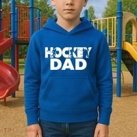 Ice Hockey Father Player Coach Hockey Dad Gift Kids Hoodie thumb 2