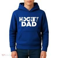 Ice Hockey Father Player Coach Hockey Dad Gift Kids Hoodie thumb 4