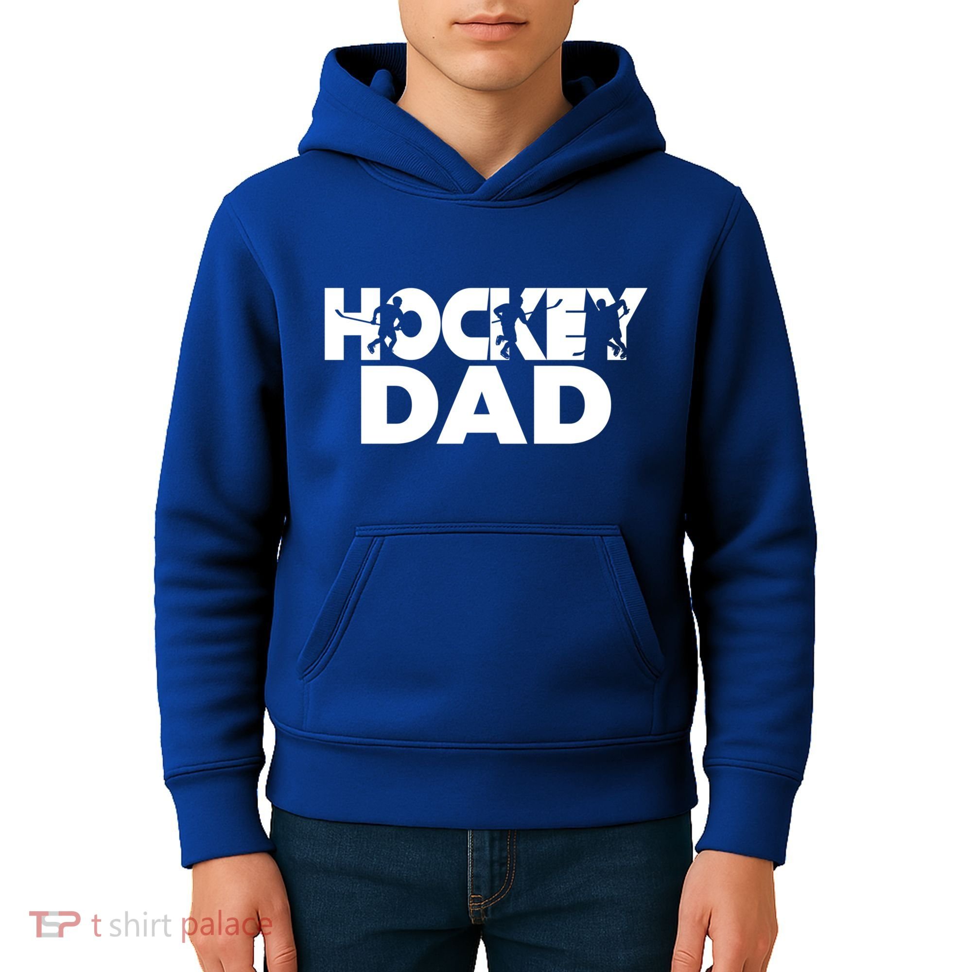 Ice Hockey Father Player Coach Hockey Dad Gift Kids Hoodie