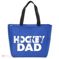 Ice Hockey Father Player Coach Hockey Dad Gift Tote Bag thumb 0