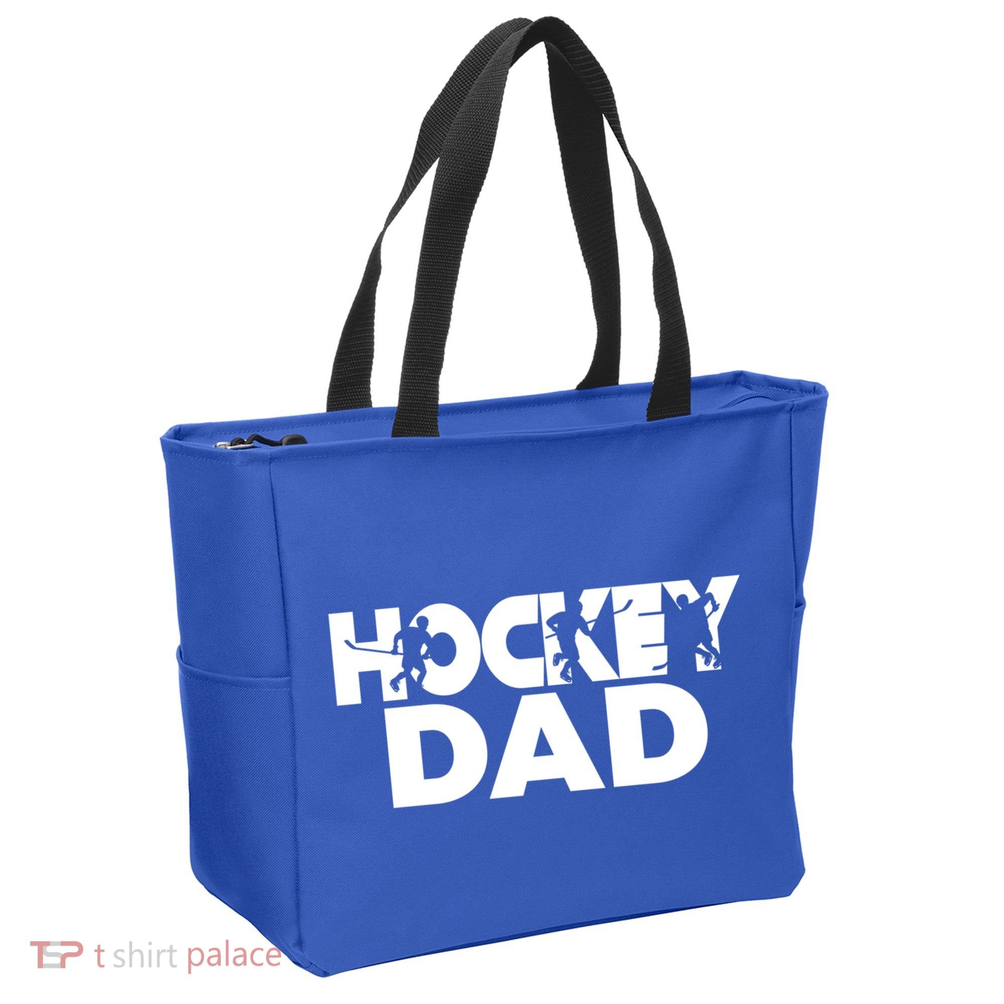 Ice Hockey Father Player Coach Hockey Dad Gift Tote Bag