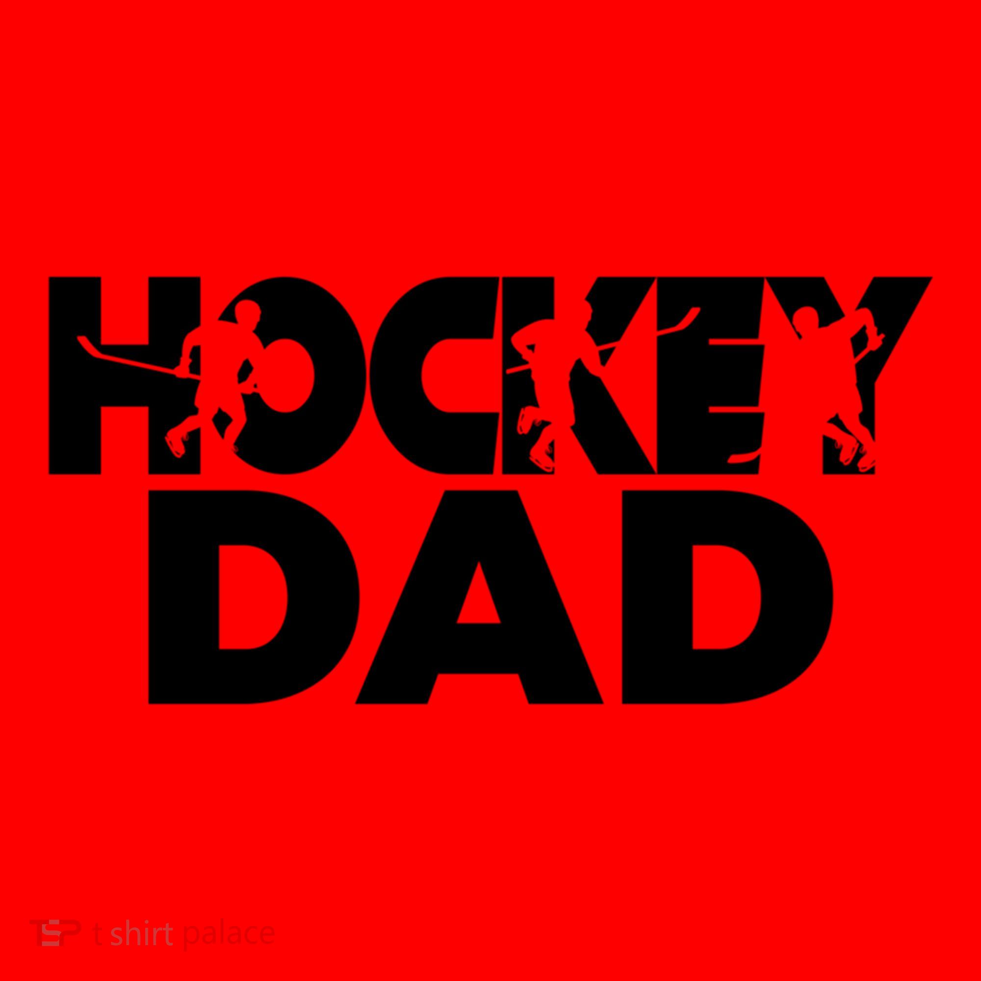 Ice Hockey Father Player Coach Hockey Dad Gift Santa Hat