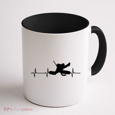 Ice Hockey Goalie Gift Coffee Mug back