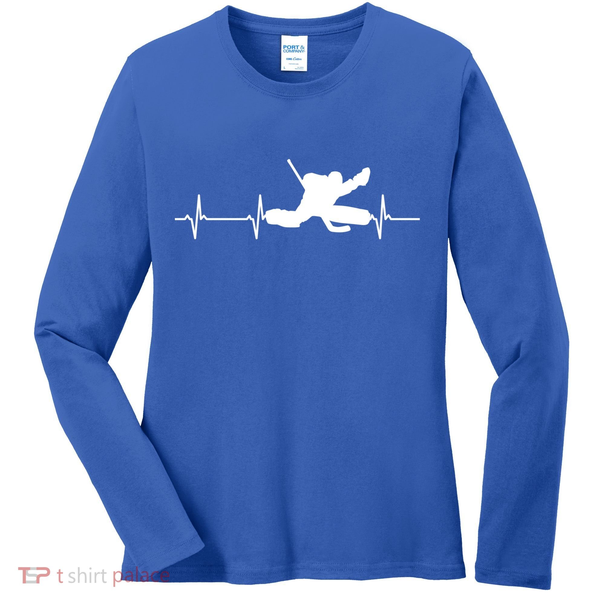 Ice Hockey Goalie Gift Women's Long Sleeve Shirt