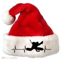 Ice Hockey Goalie Gift Santa Hat thumb 0