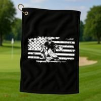 Ice Hockey Goalie Golf Towel thumb 1