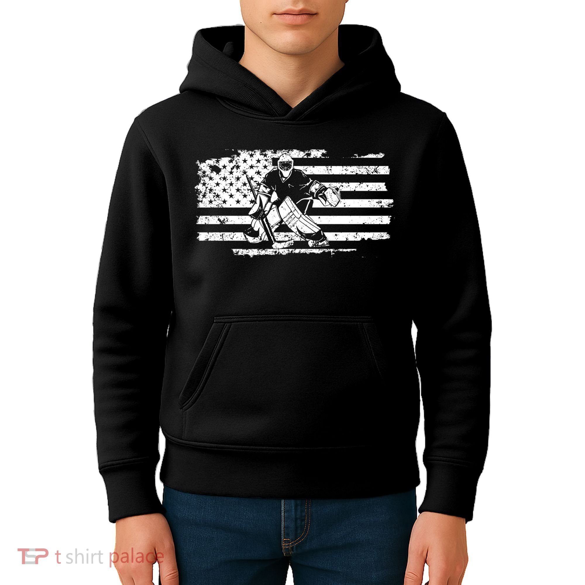 Ice Hockey Goalie Kids Hoodie