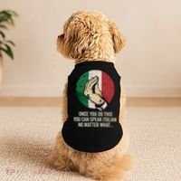 Italian Hand Gesture Italian Flag Doggie Tank thumb 2