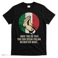Italian Hand Gesture Italian Flag T-Shirt thumb 0