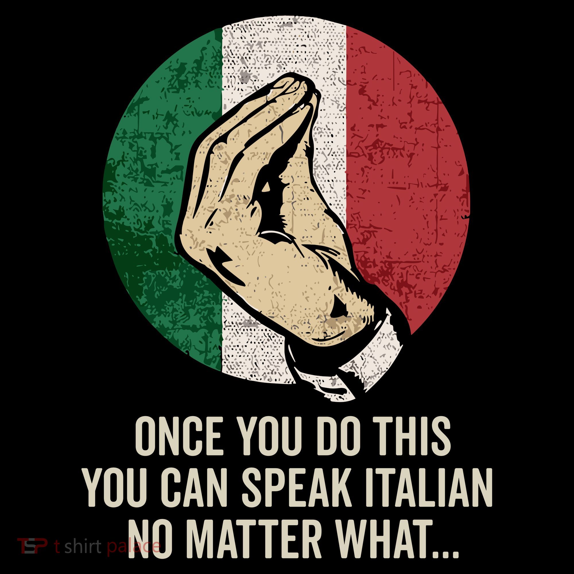 Italian Hand Gesture Italian Flag Coffee Mug