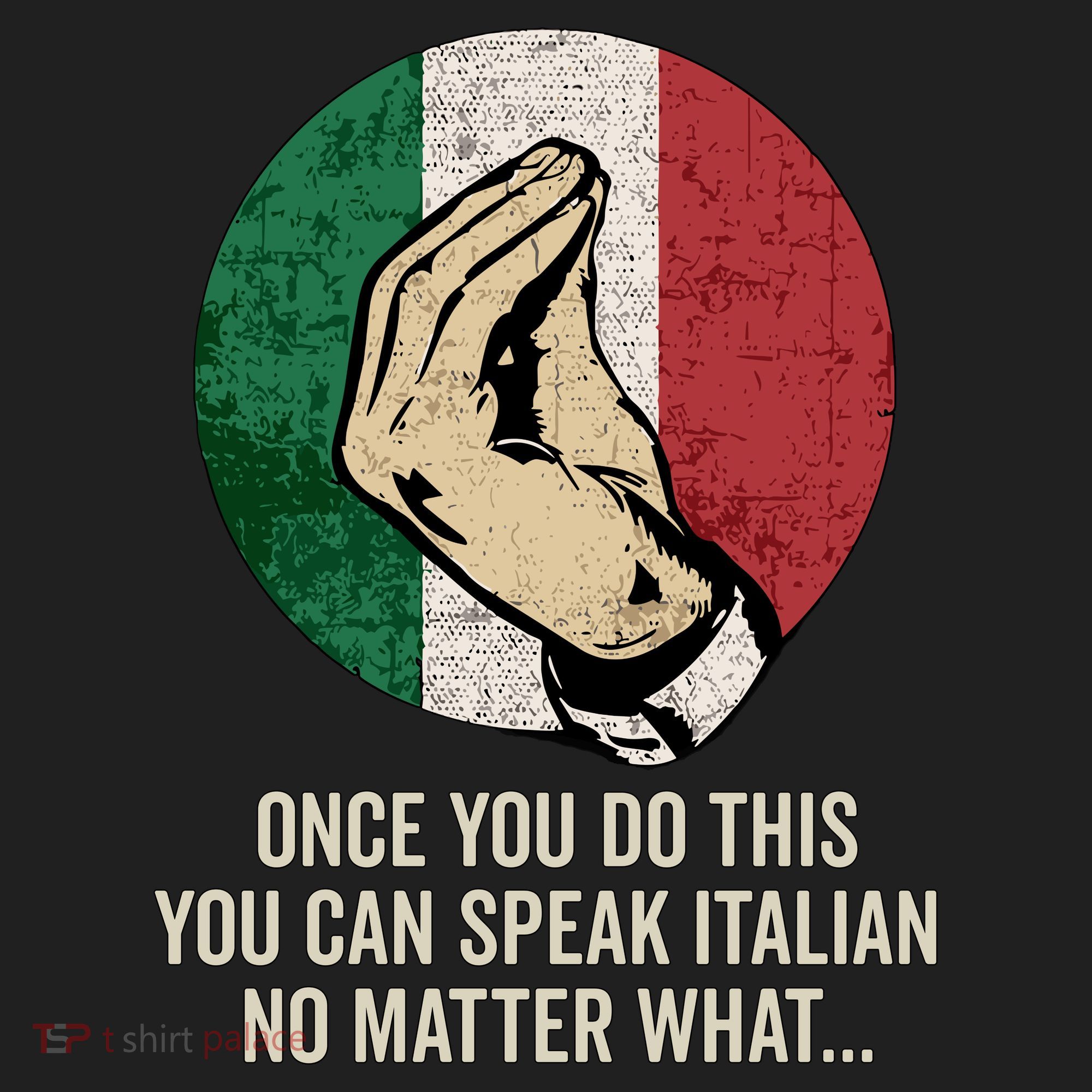 Italian Hand Gesture Italian Flag Tumbler
