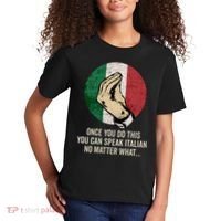 Italian Hand Gesture Italian Flag Kids T-Shirt thumb 2