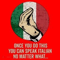 Italian Hand Gesture Italian Flag Santa Hat thumb 1