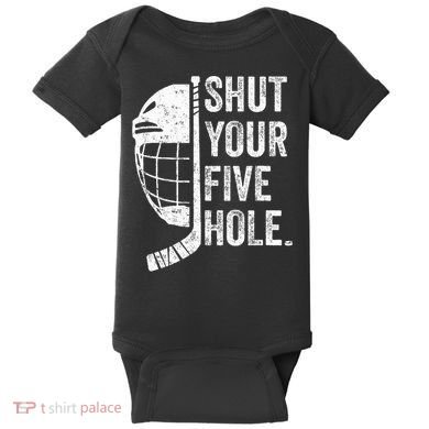Ice Hockey Goalie Baby Bodysuit