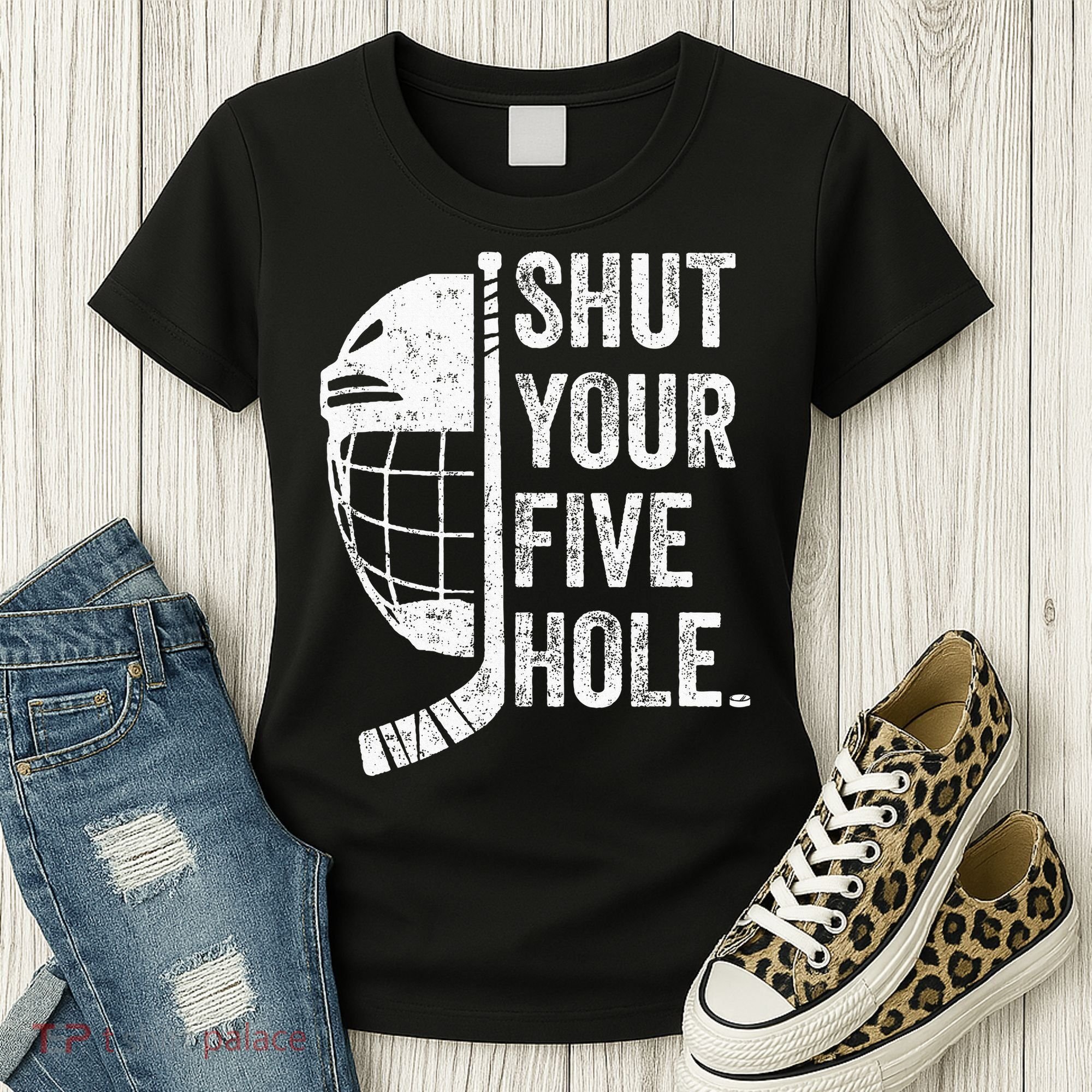 Ice Hockey Goalie Women's T-Shirt