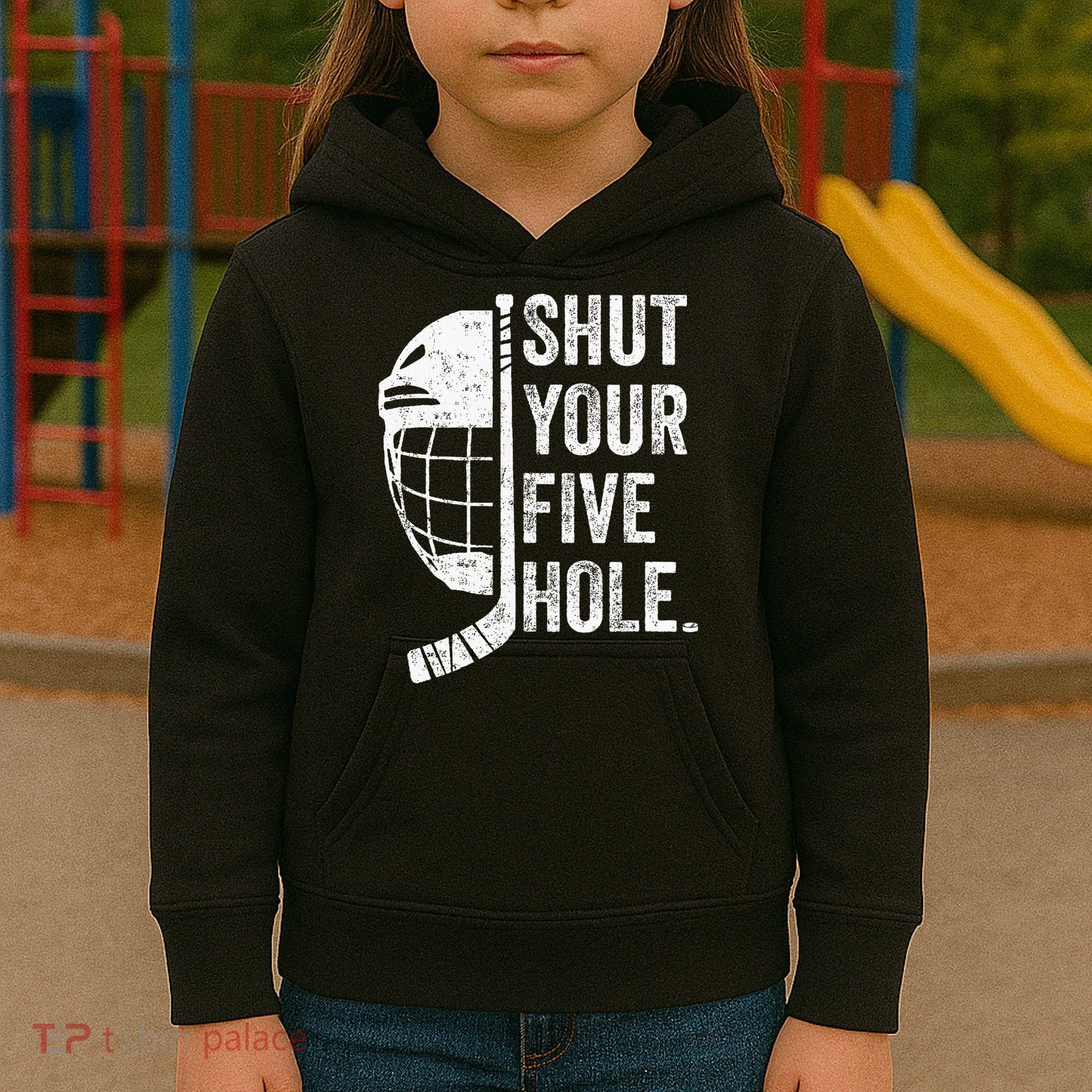 Ice Hockey Goalie Kids Hoodie