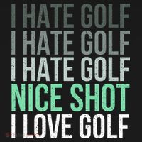 I Hate Golf Nice Shot I Love Golf Golfer Golfing Lover Coaster thumb 2