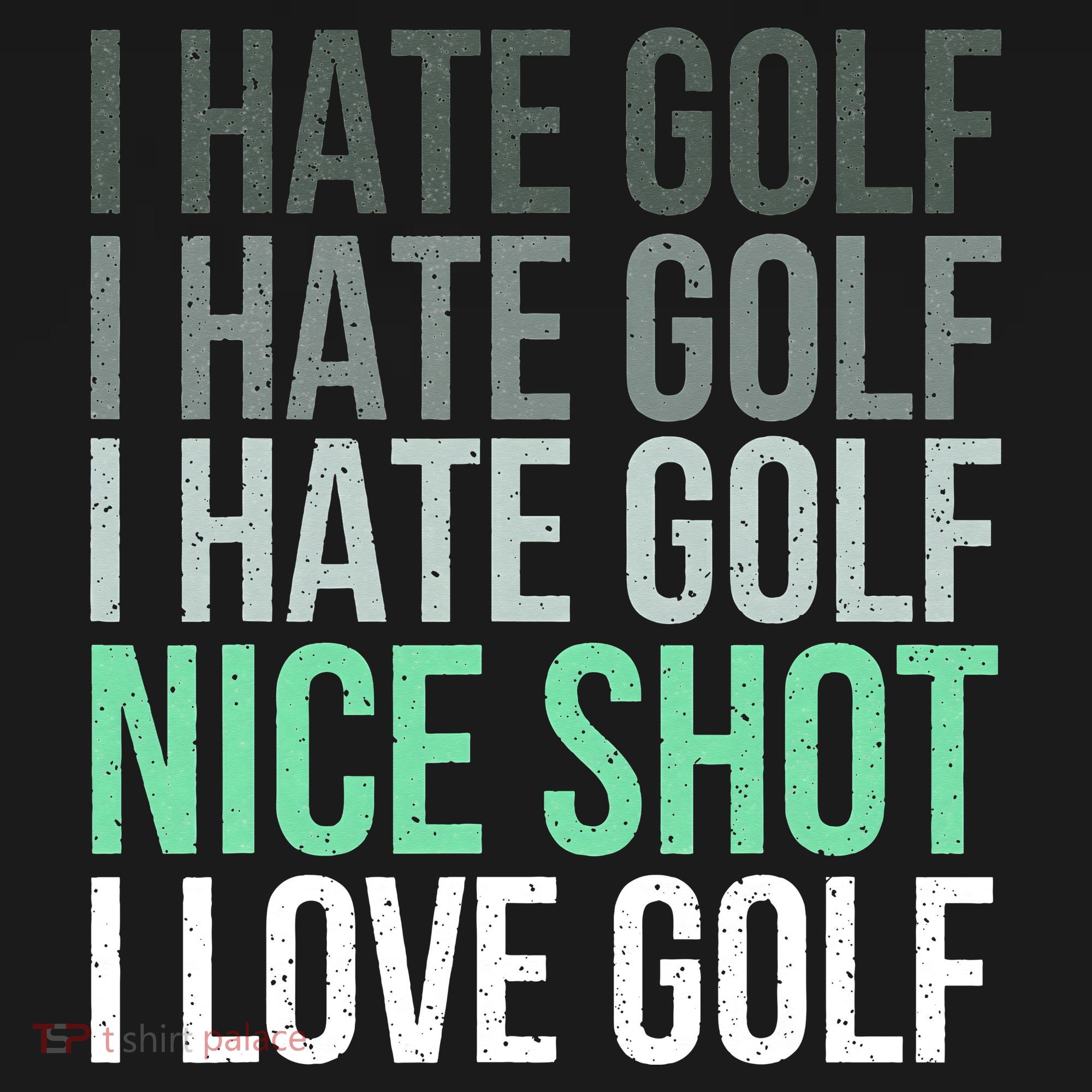 I Hate Golf Nice Shot I Love Golf Golfer Golfing Lover Coaster