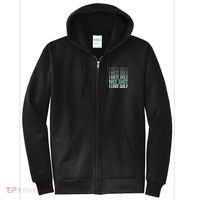 I Hate Golf Nice Shot I Love Golf Golfer Golfing Lover Full Zip Hoodie thumb 0