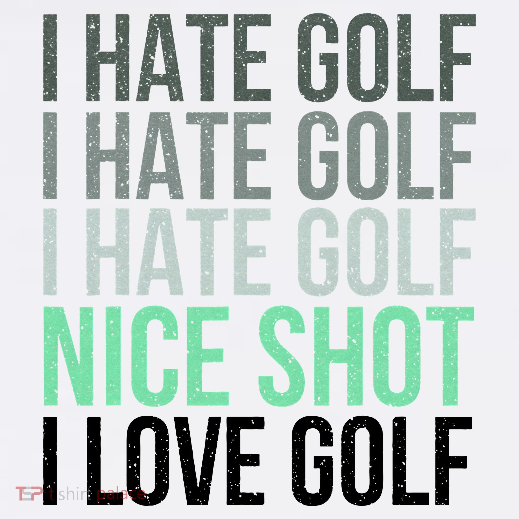 I Hate Golf Nice Shot I Love Golf Golfer Golfing Lover Comfort Colors Garment-Dyed Hooded Sweatshirt