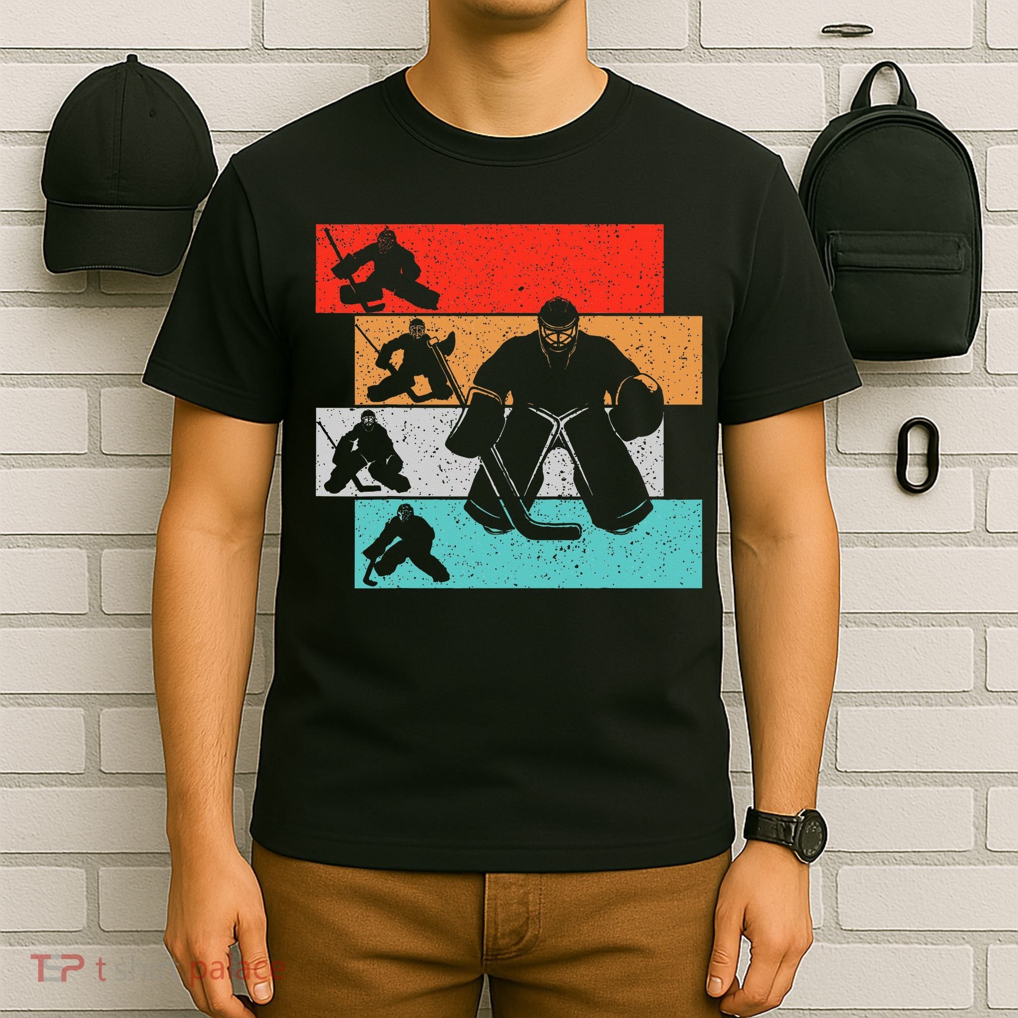 Ice Hockey Goalie Hockey Player T-Shirt