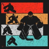 Ice Hockey Goalie Hockey Player Baby Bodysuit thumb 2