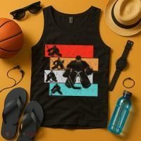 Ice Hockey Goalie Hockey Player Tank Top thumb 4