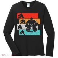 Ice Hockey Goalie Hockey Player Women's Long Sleeve Shirt thumb 0