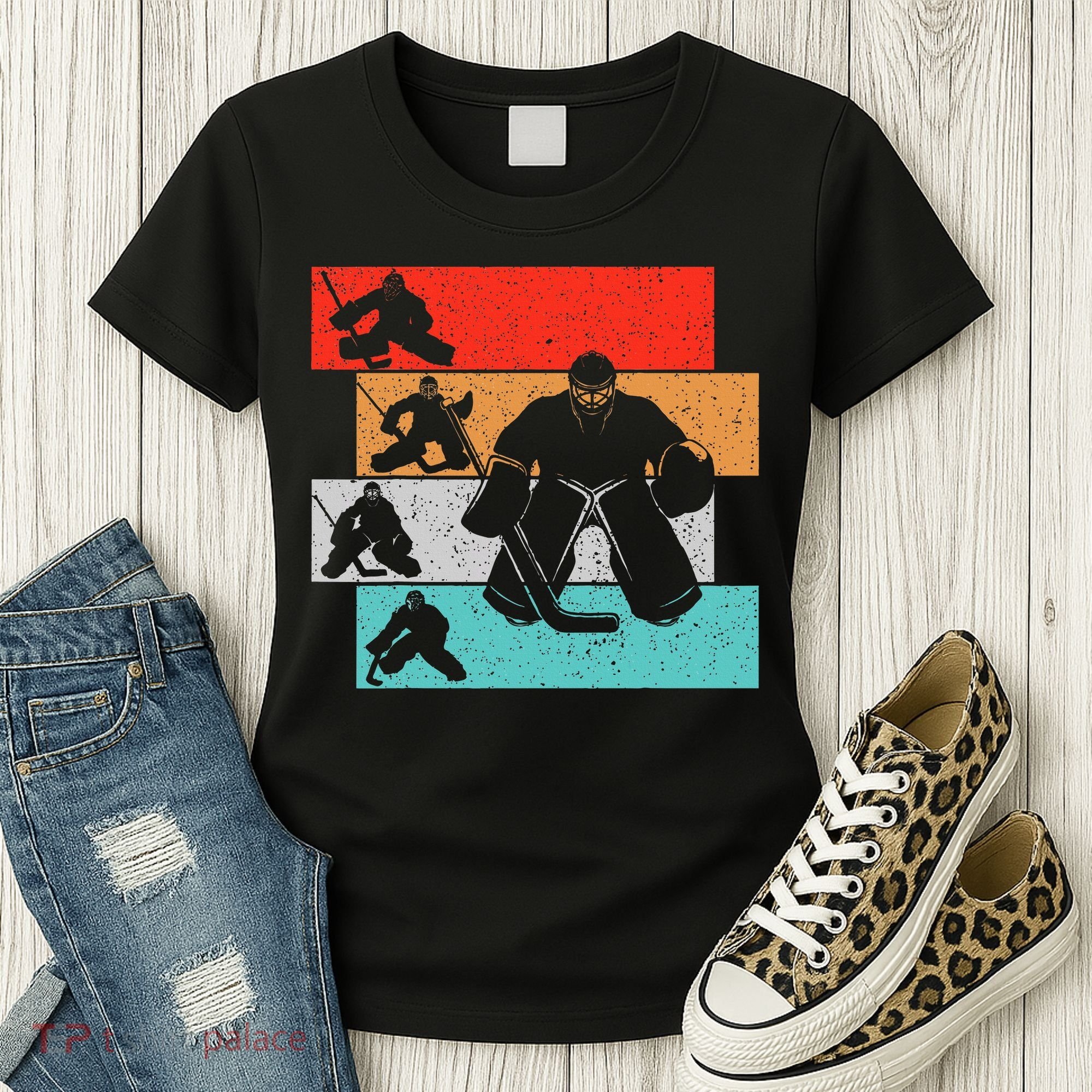 Ice Hockey Goalie Hockey Player Women's T-Shirt