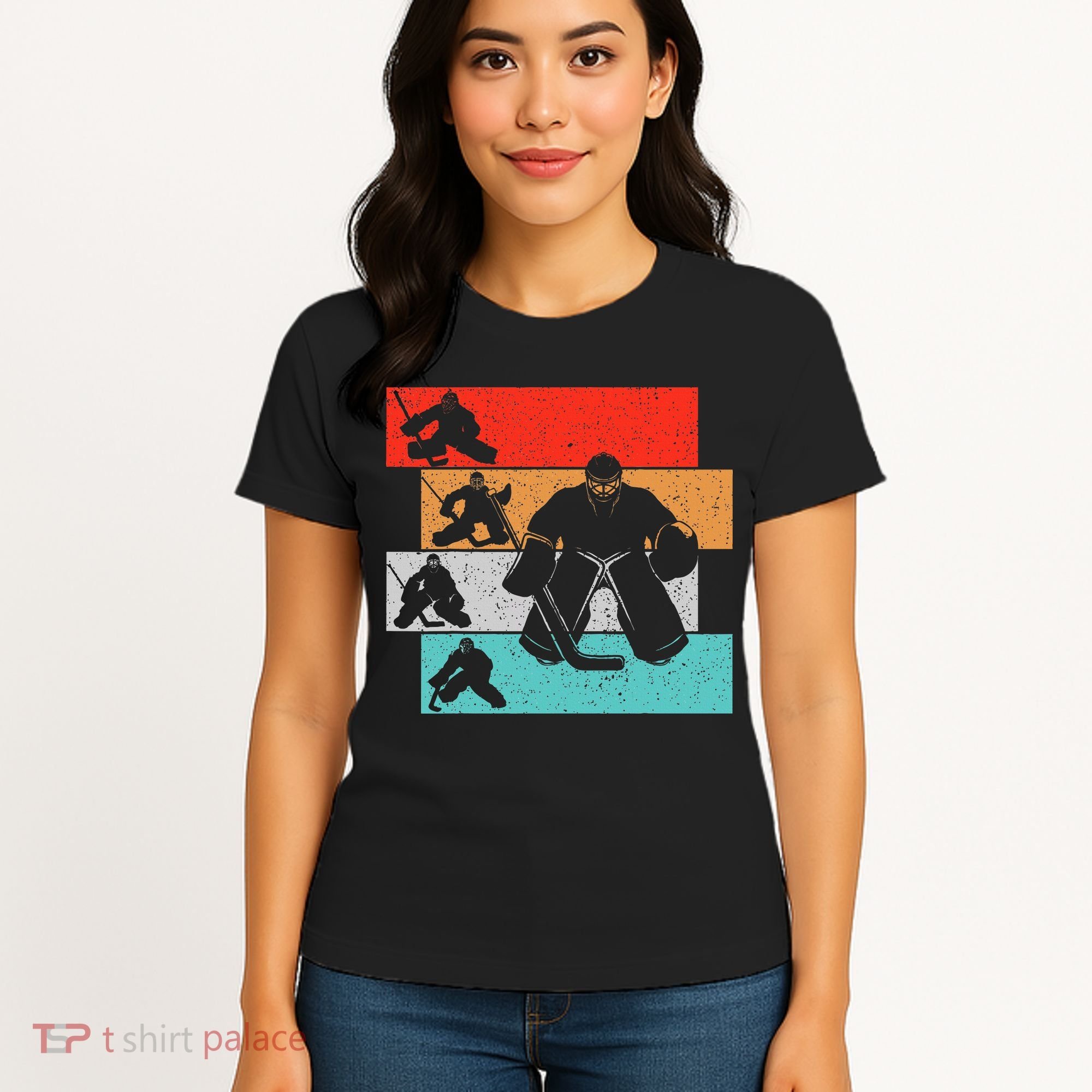Ice Hockey Goalie Hockey Player Women's T-Shirt