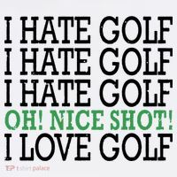 I Hate Golf Oh Nice Shot I Love Golf Humor Women's Hoodie thumb 2