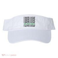 I Hate Golf Oh Nice Shot I Love Golf Humor Visor thumb 0