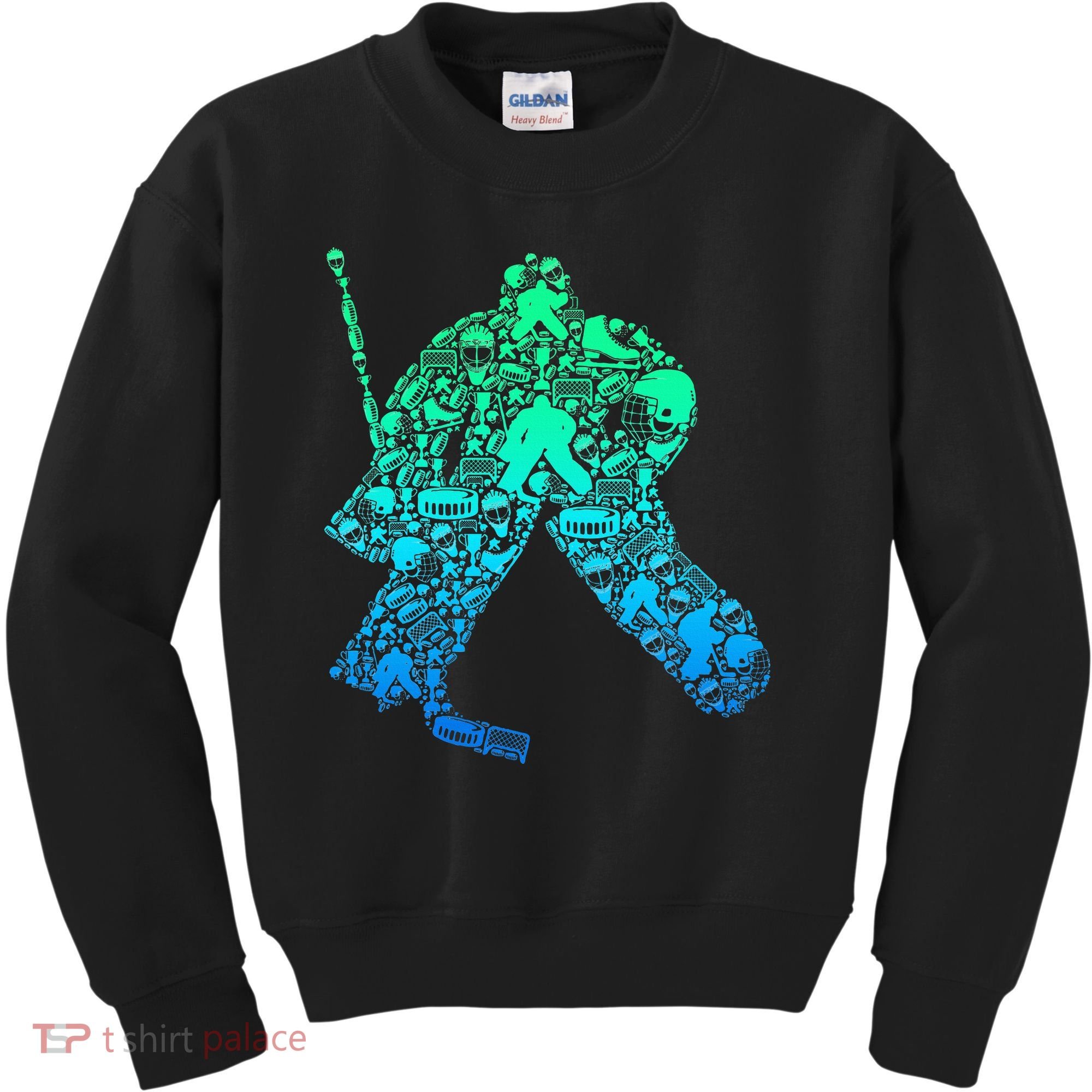 Ice Hockey Goalie Hockey Player Kids Sweatshirt