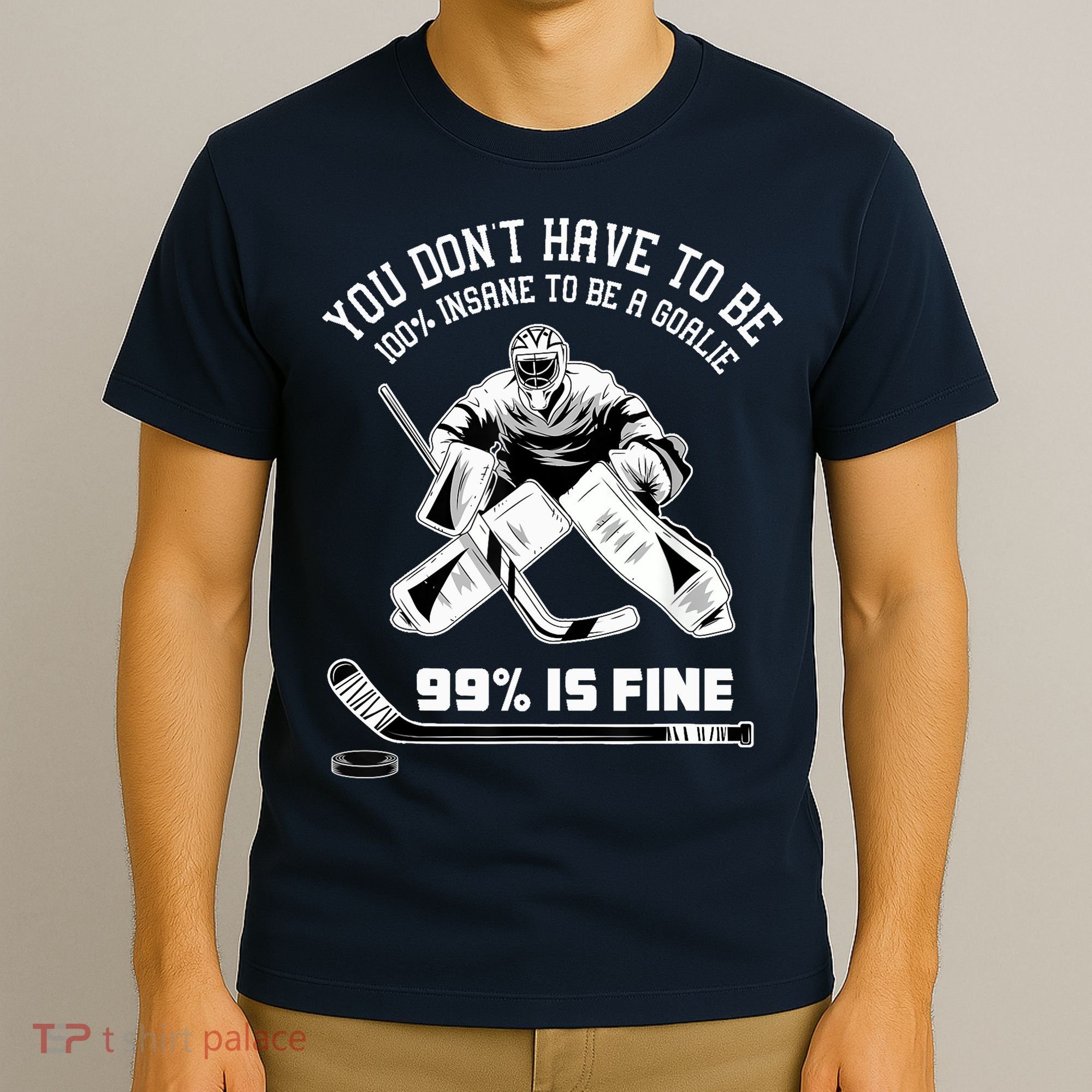 Ice Hockey Goalkeeper Goaltender - Ice Hockey Goalie T-Shirt