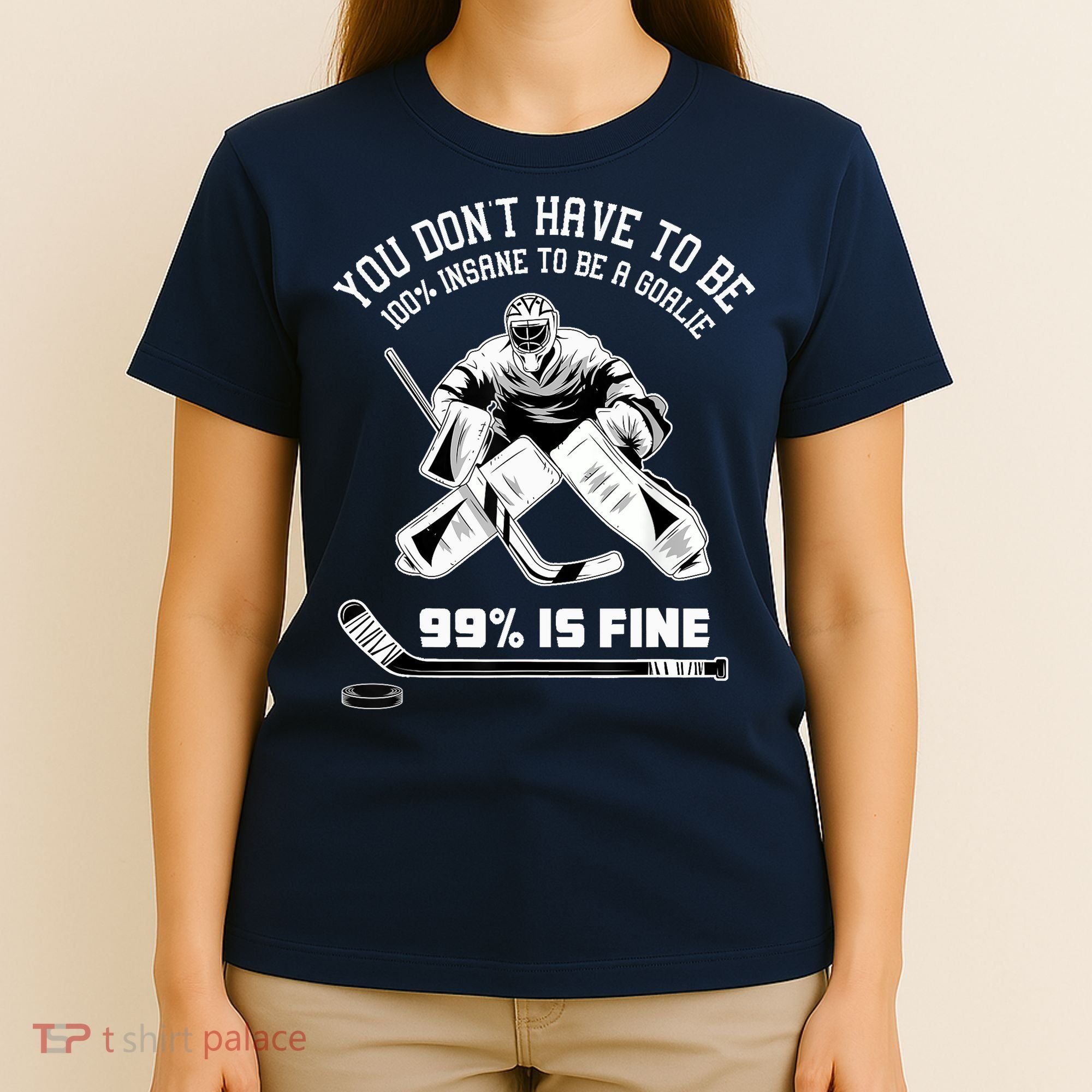 Ice Hockey Goalkeeper Goaltender - Ice Hockey Goalie T-Shirt