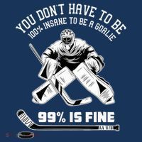 Ice Hockey Goalkeeper Goaltender - Ice Hockey Goalie Women's Hoodie thumb 2