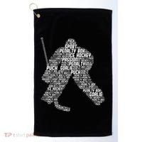 Ice Hockey Goalie Hockey Golf Towel thumb 0
