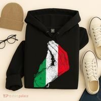 Italy Hand Gesture Italia Italian Flag Pride Funny Hoodie thumb 4